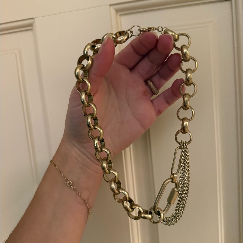 Free People Gold Chain Necklace